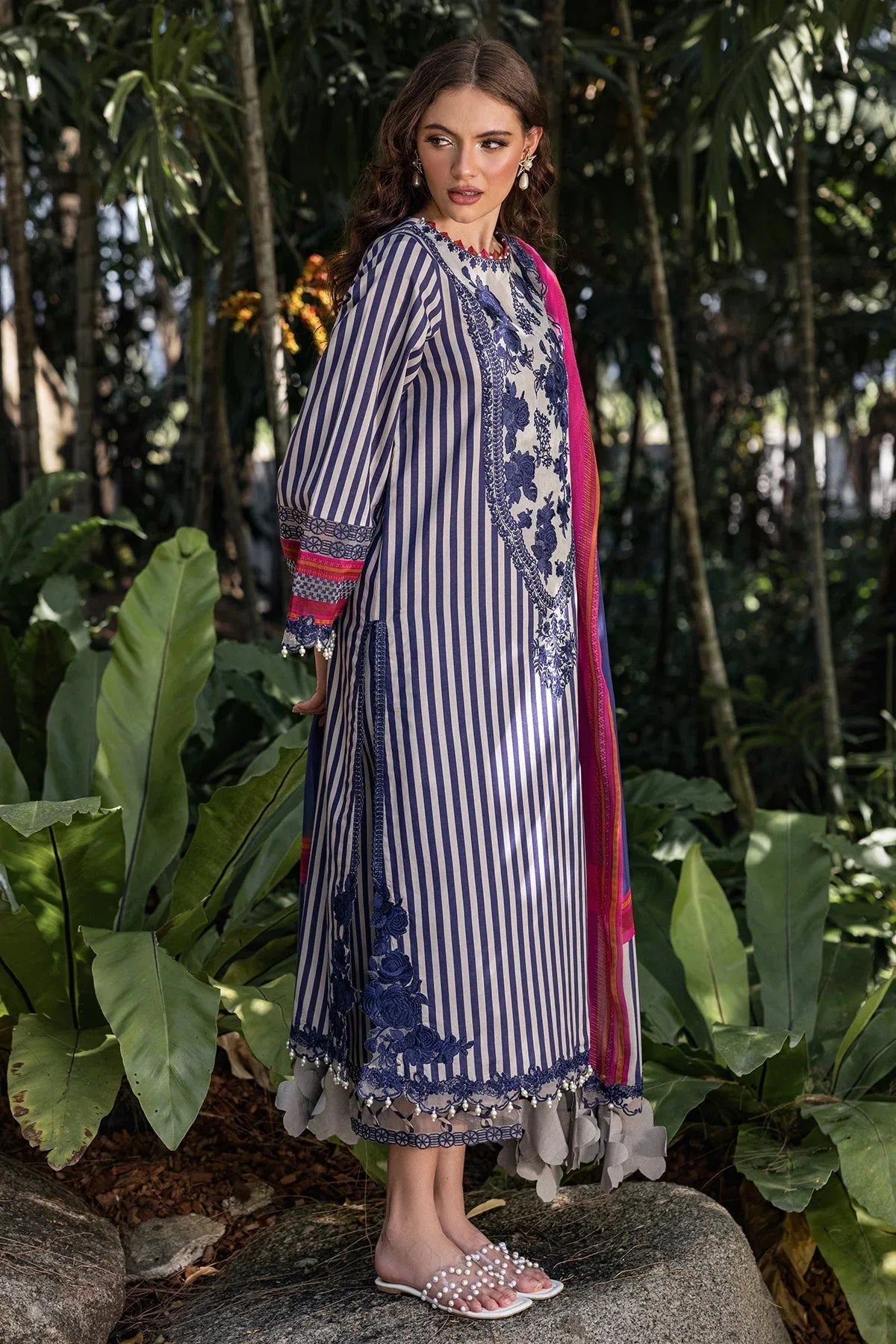Charizma | Naranji Lawn | CN5-06 - Rang-e-Khaas