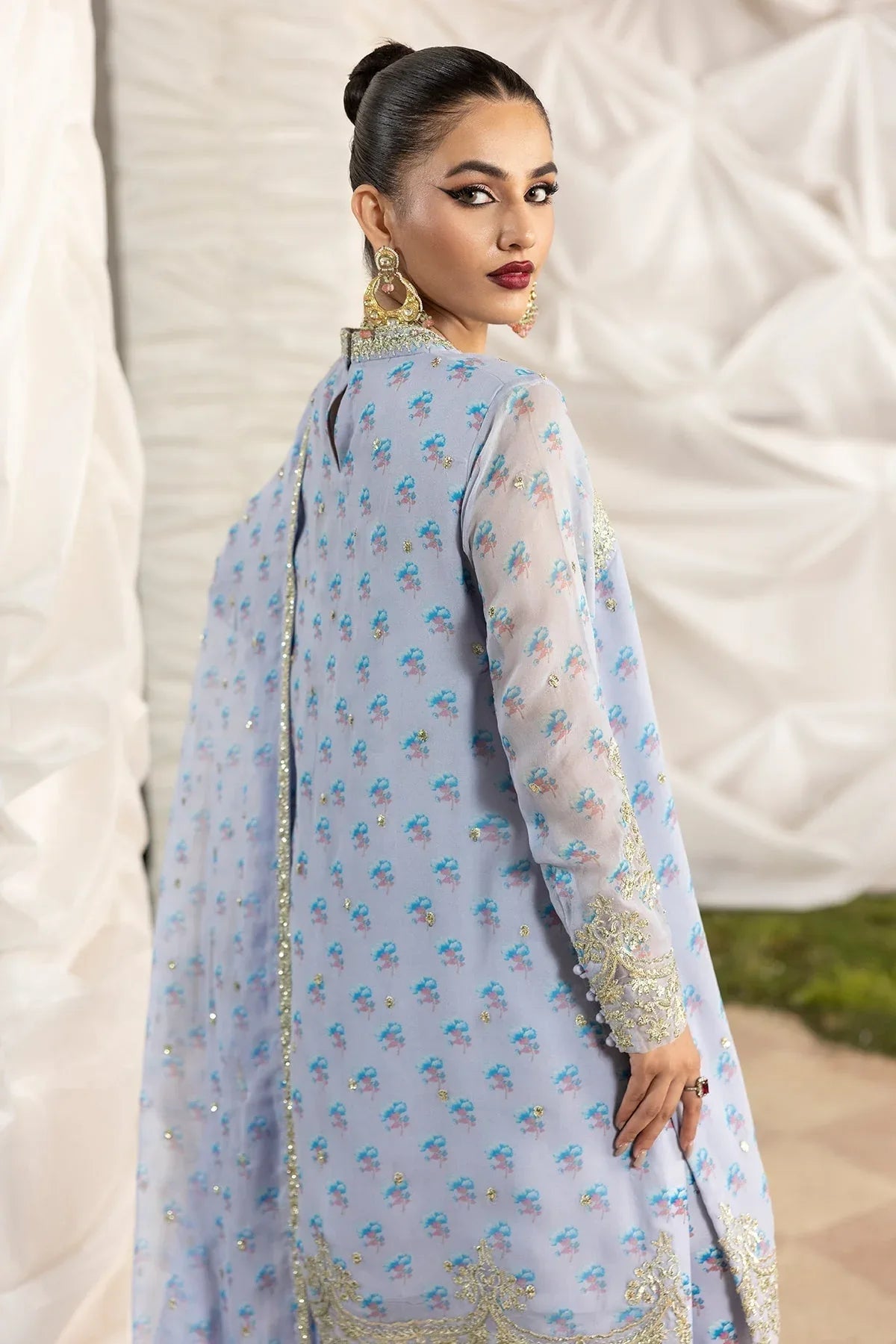 Charizma | Fumee Luxury Chiffon | CMA-5-119A - Rang-e-Khaas