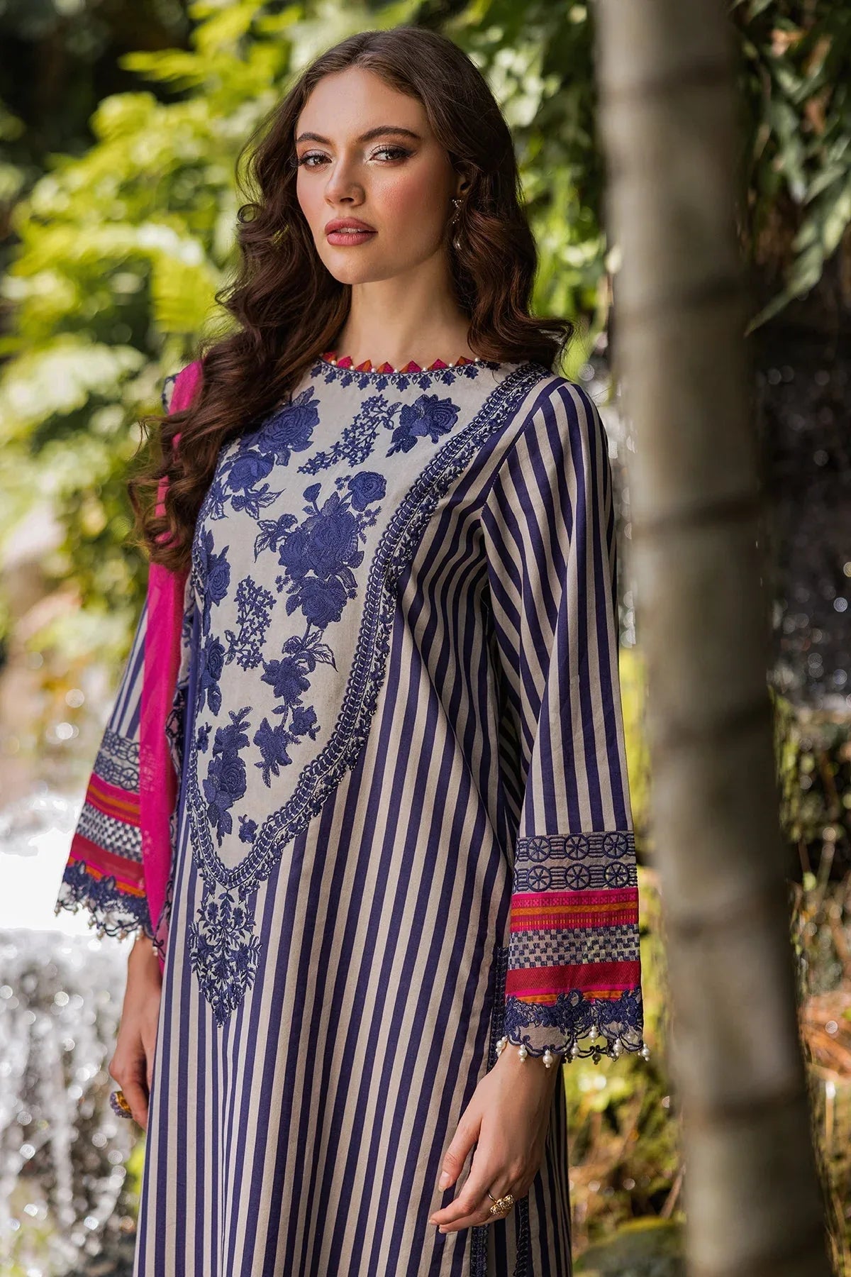 Charizma | Naranji Lawn | CN5-06 - Rang-e-Khaas