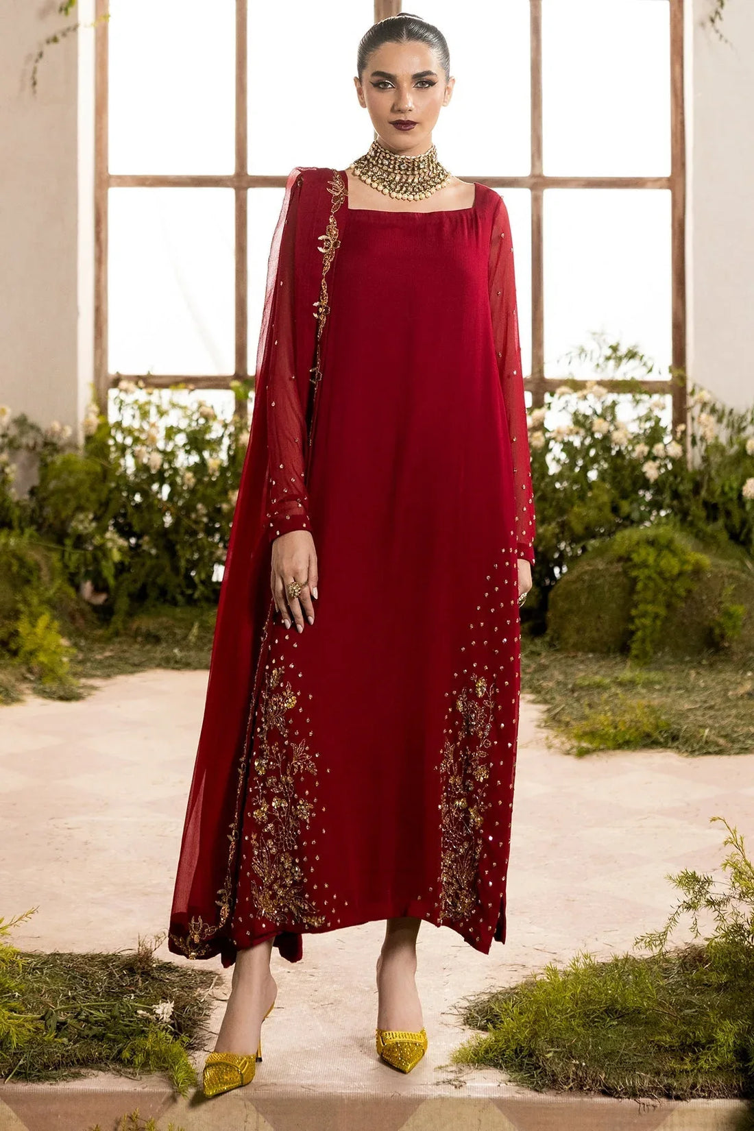 Charizma | Fumee Luxury Chiffon | CMA-5-047A - Rang-e-Khaas