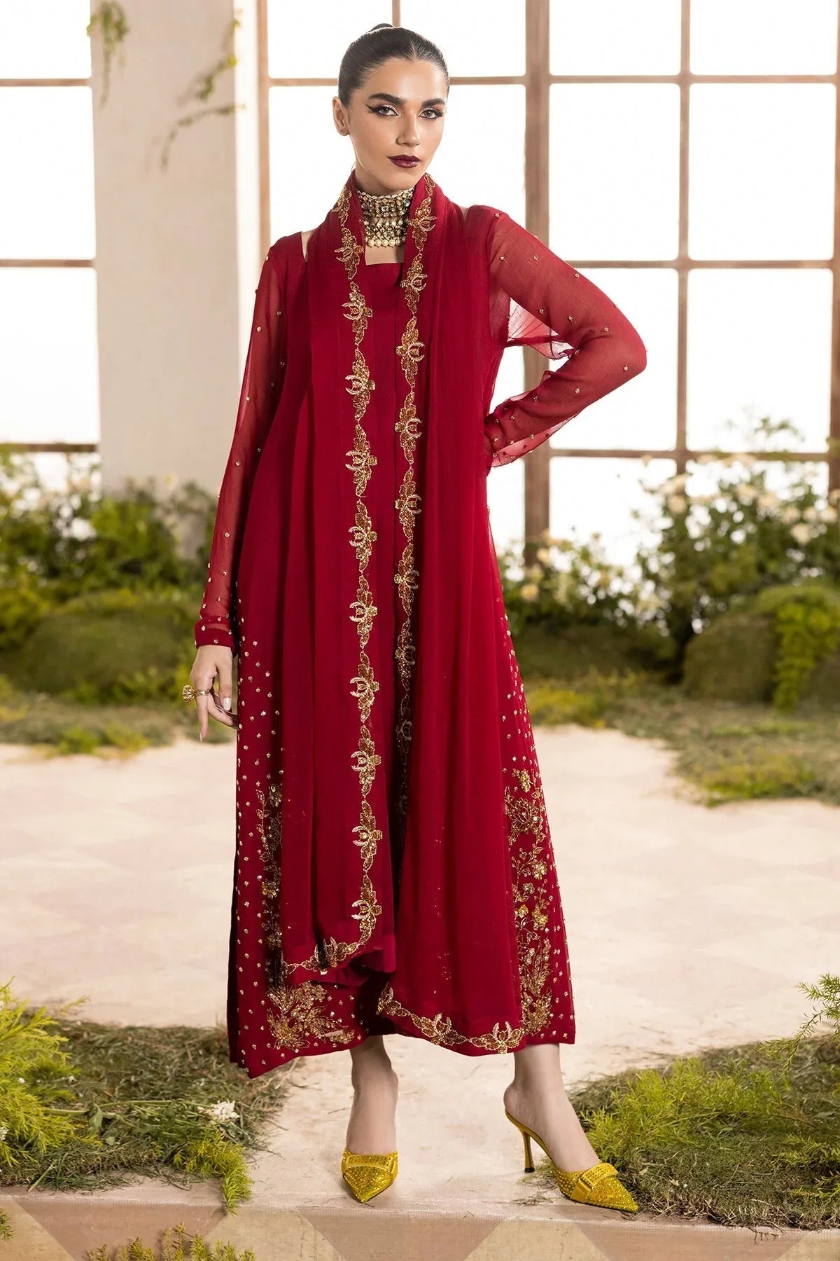 Charizma | Fumee Luxury Chiffon | CMA-5-047A - Rang-e-Khaas