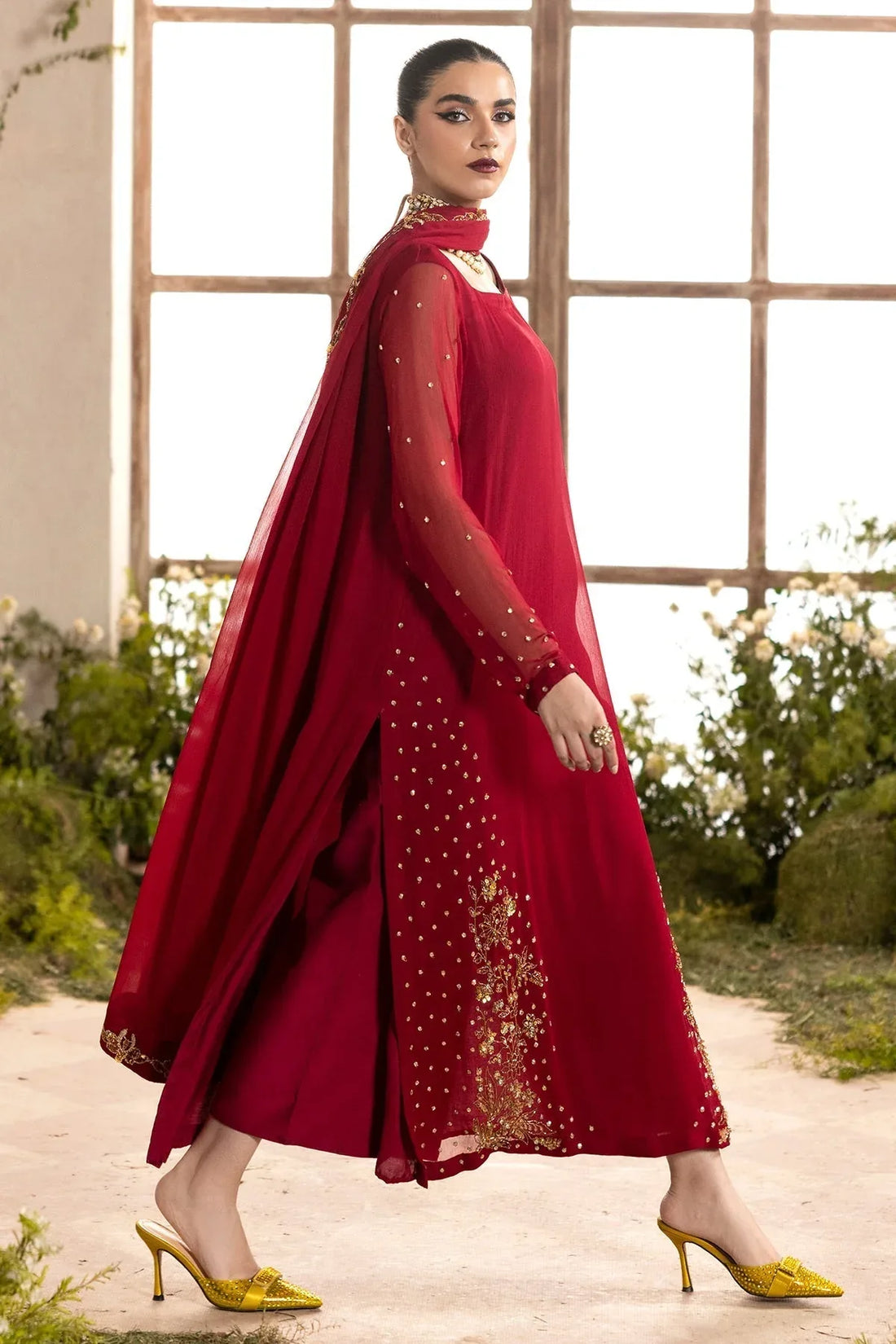 Charizma | Fumee Luxury Chiffon | CMA-5-047A - Rang-e-Khaas