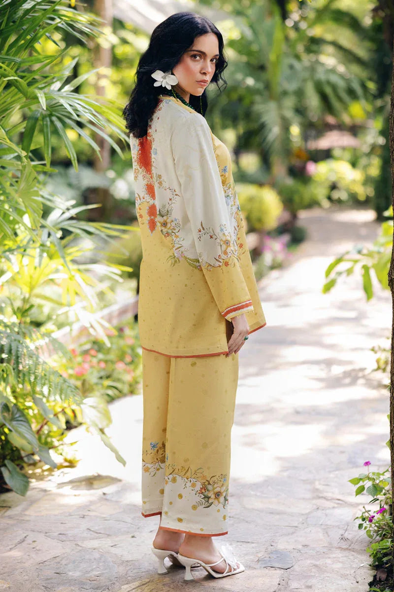Qalamkar | Printed Co Ords 25 | OP-04 Tena - Rang-e-Khaas