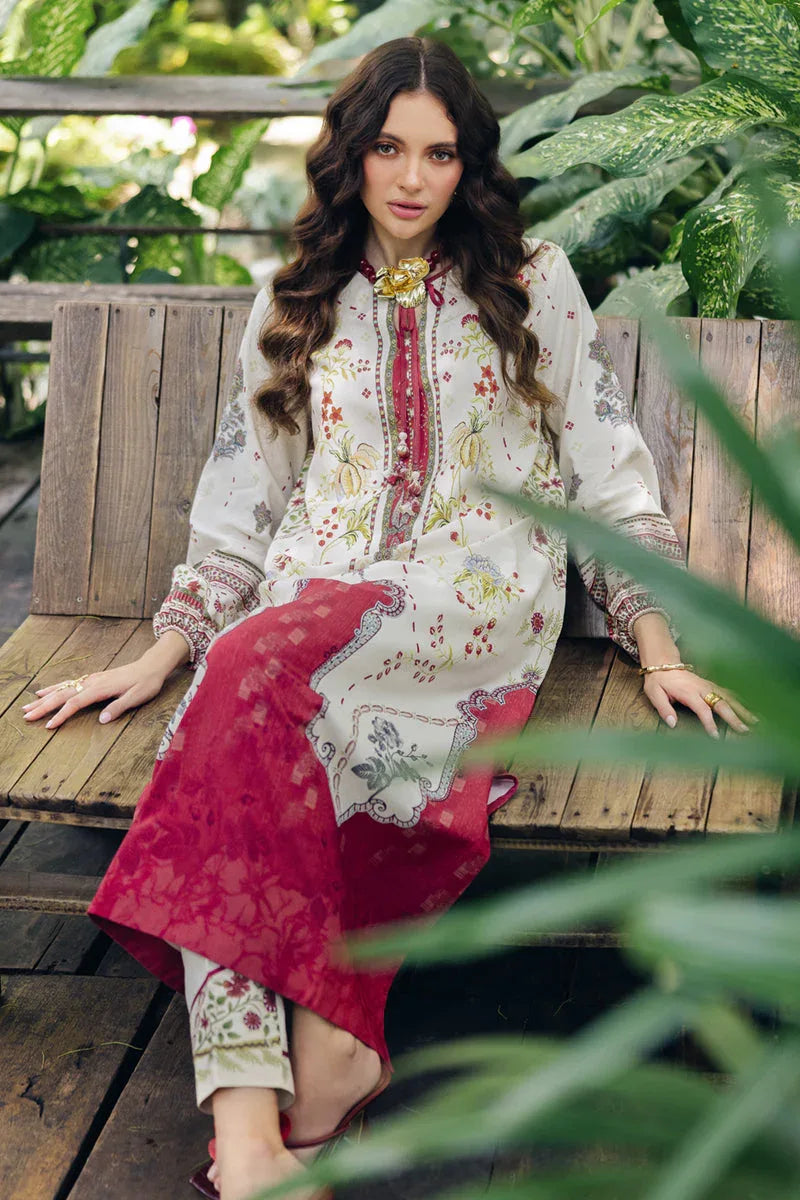 Qalamkar | Printed Co Ords 25 | OP-01 Lapo - Rang-e-Khaas