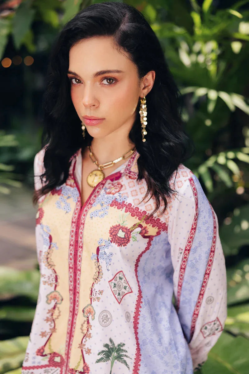 Qalamkar | Printed Co Ords 25 | OP-05 Rihana - Rang-e-Khaas