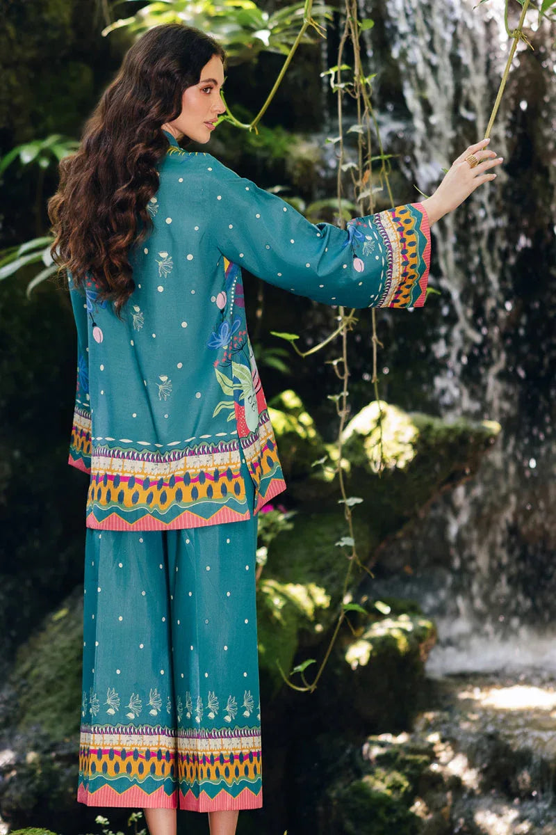 Qalamkar | Printed Co Ords 25 | OP-10 Liva - Rang-e-Khaas