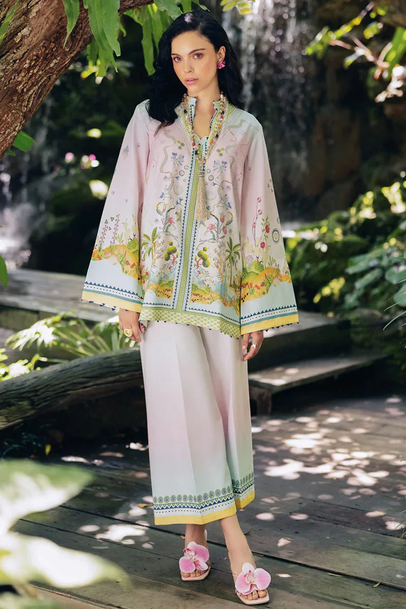 Qalamkar | Printed Co Ords 25 | OP-09 Sigr - Rang-e-Khaas