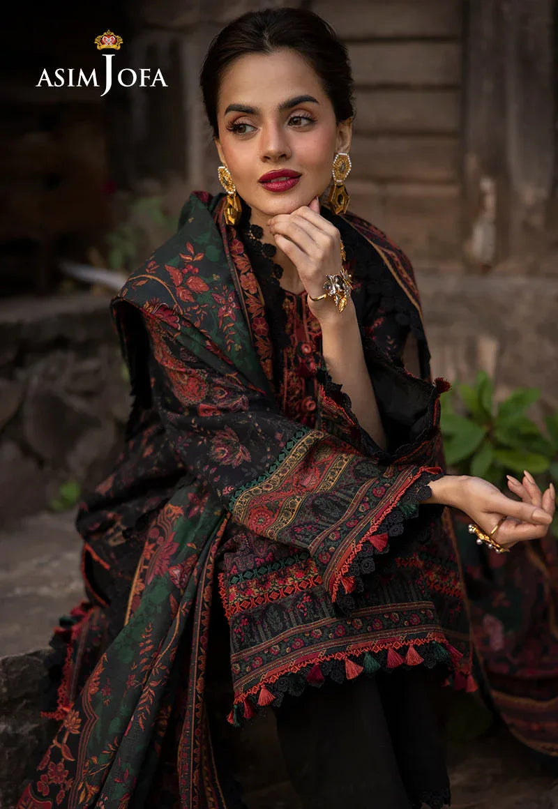 Asim Jofa | Winter Collection 24 | AJUW-09 - Rang-e-Khaas