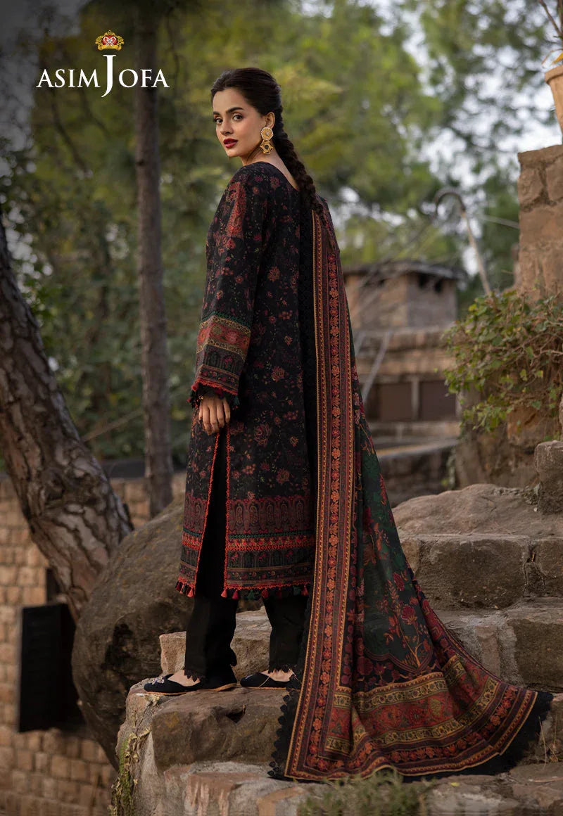 Asim Jofa | Winter Collection 24 | AJUW-09 - Rang-e-Khaas