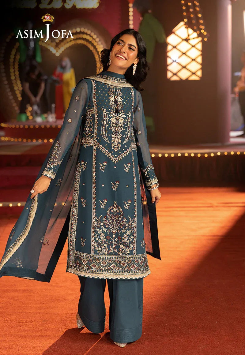 Asim Jofa | Luxury Festive Rejoice | AJLFF-15 - Rang-e-Khaas