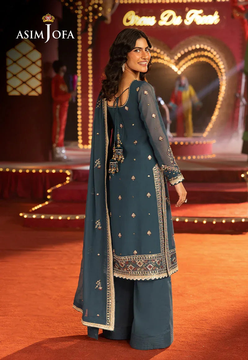 Asim Jofa | Luxury Festive Rejoice | AJLFF-15 - Rang-e-Khaas