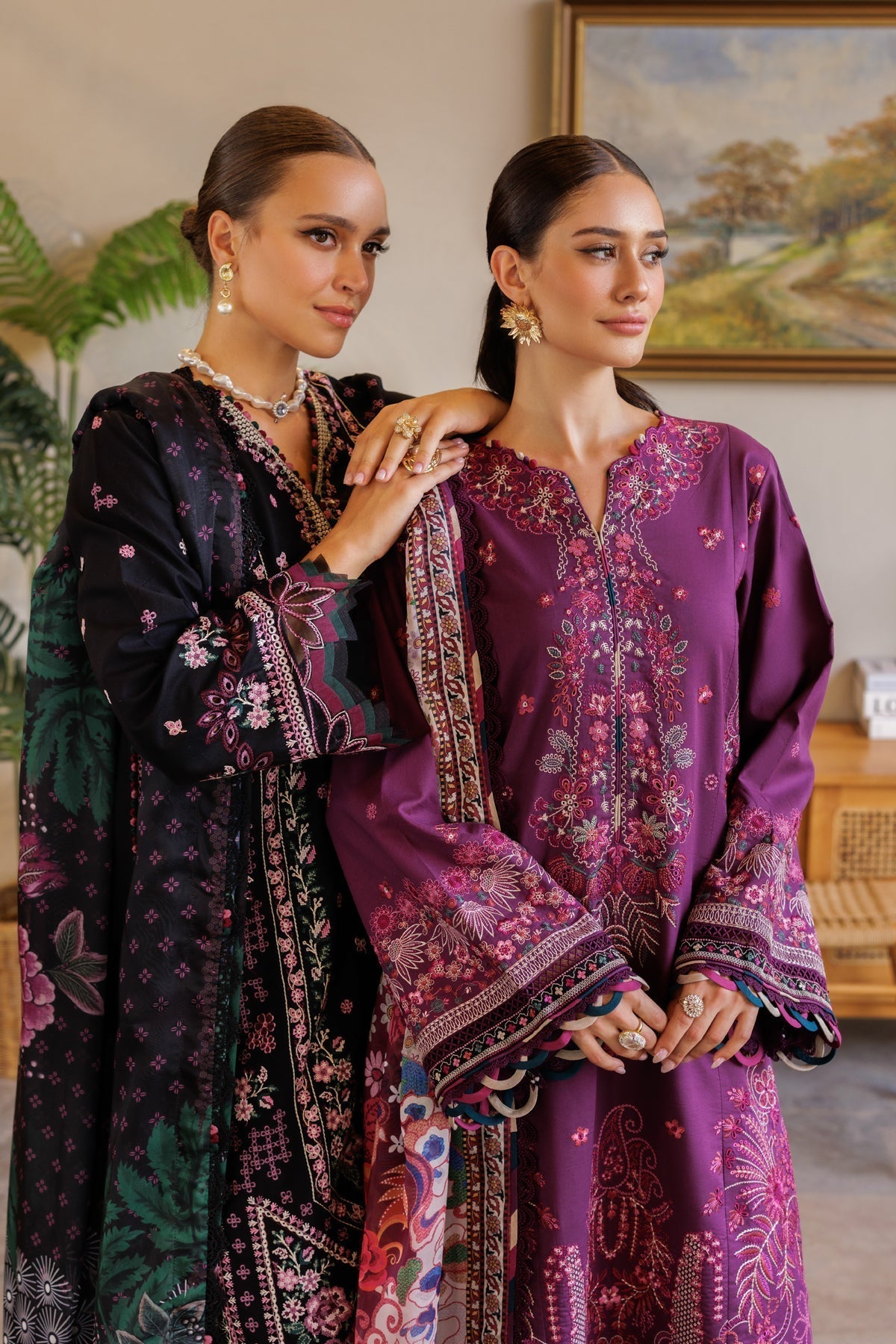 Xenia Formals | Luxury Lawn 25 | VIOLET