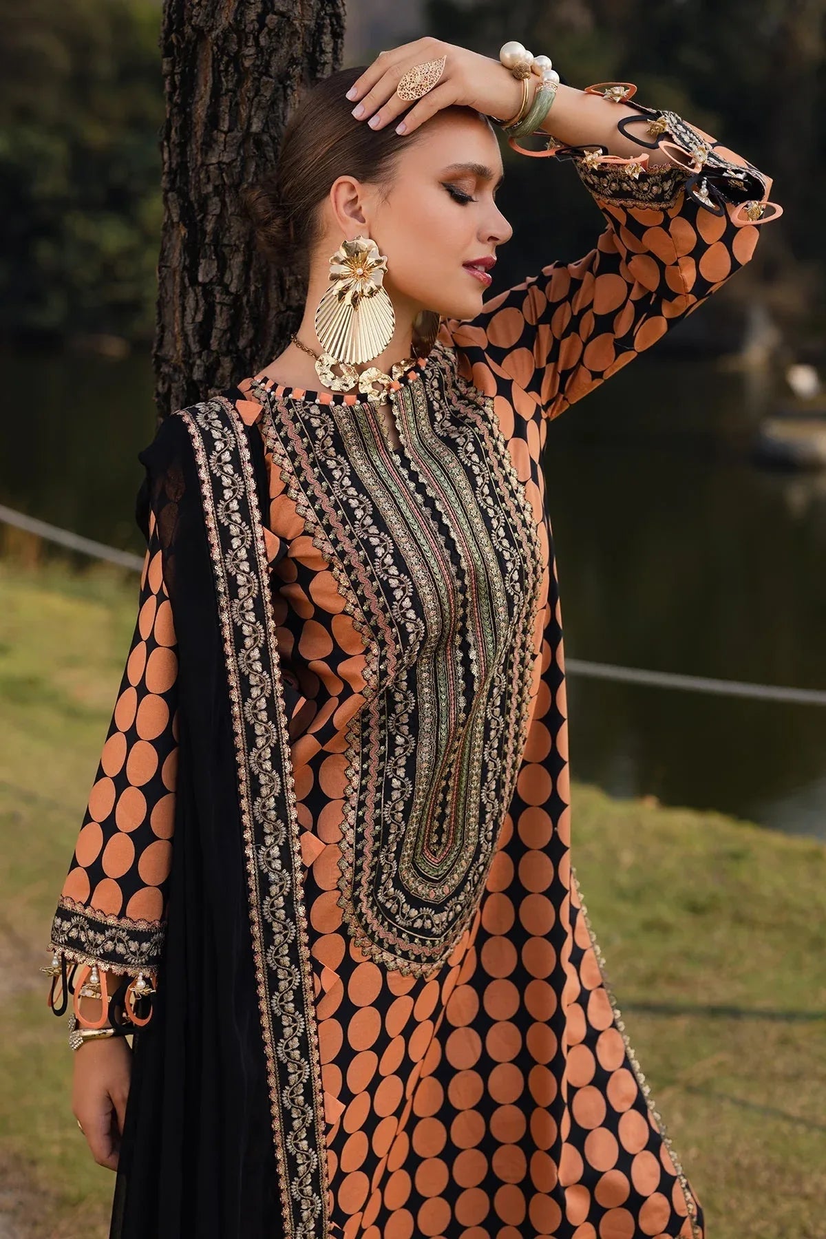 Charizma | Qara Festive Edit 25 | CQ5-02 - Rang-e-Khaas