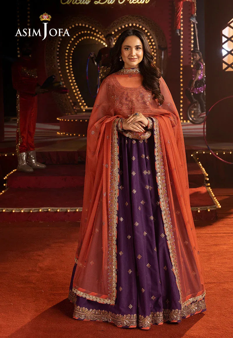 Asim Jofa | Luxury Festive Rejoice | AJLFF-01 - Rang-e-Khaas