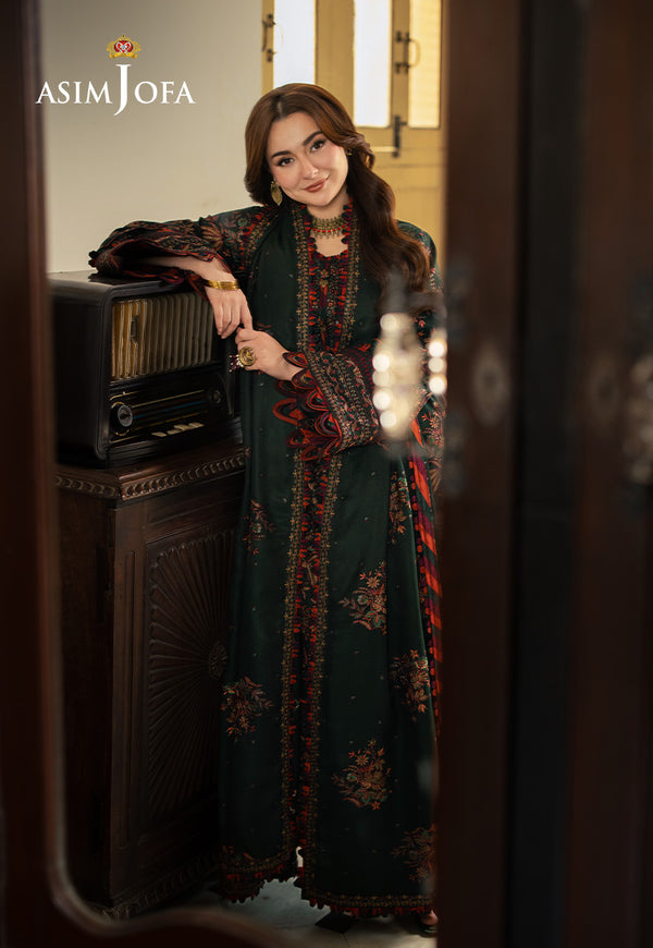Asim Jofa | Pashmina | Embroidered Twill | AJKI-01