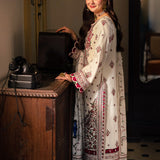 Asim Jofa | Pashmina | Embroidered Twill | AJKI-08