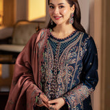 Asim Jofa | Pashmina | Embroidered Twill | AJKI-03