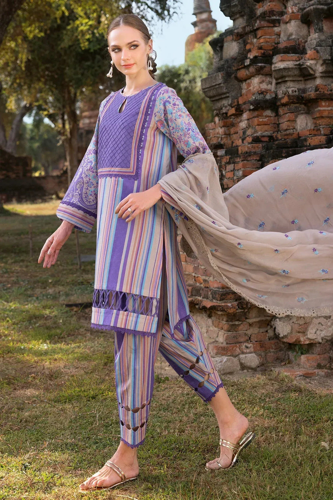 Charizma | Print Melody 25 | PM5-02 - Rang-e-Khaas