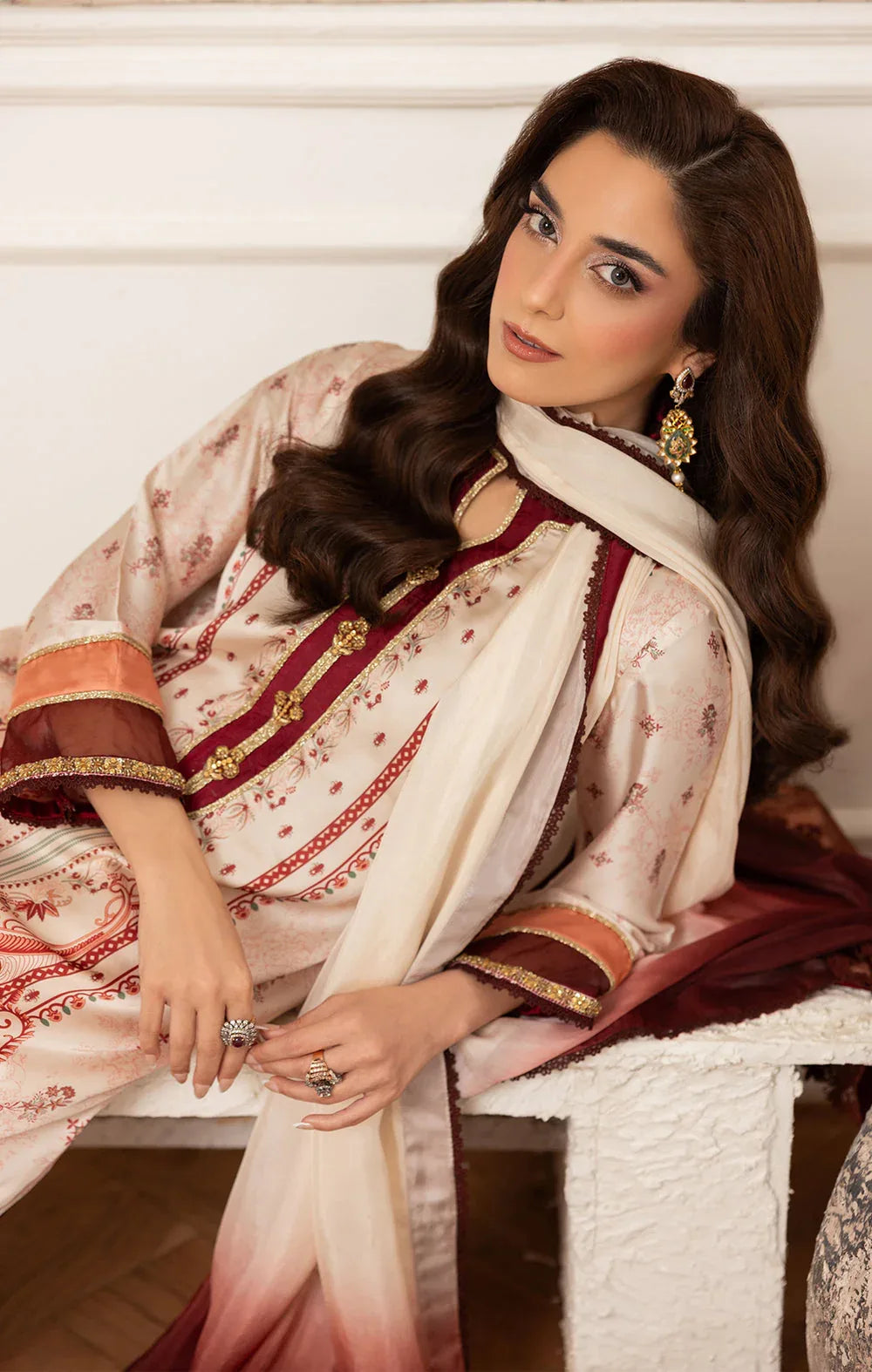 Maya | Eloura Silk Pret 25 | SAPHIRA - Rang-e-Khaas