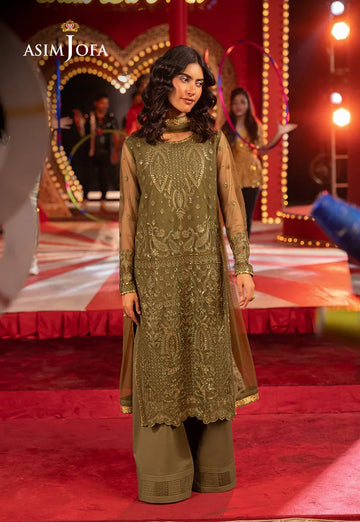 Asim Jofa | Festive Collection 25 | AJLLF-14 - Rang-e-Khaas