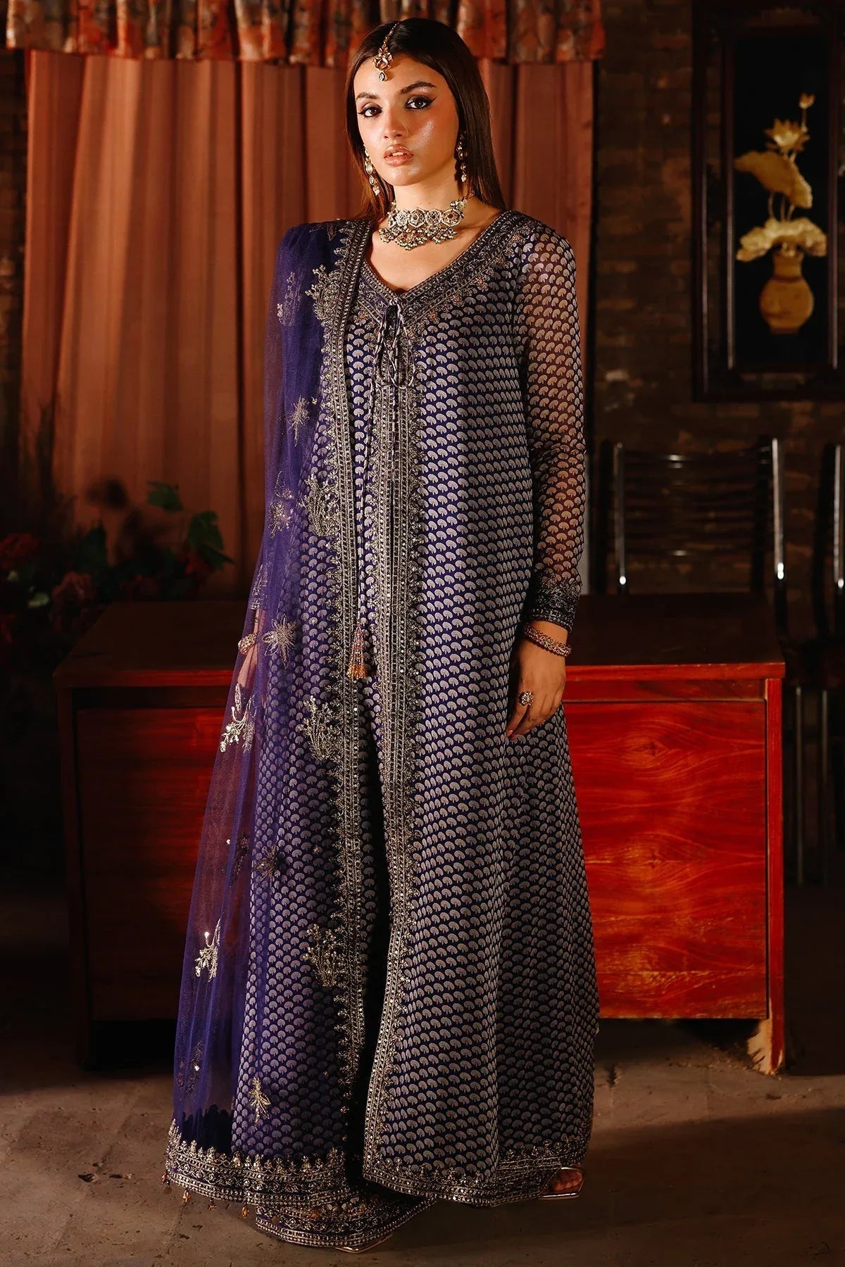 Charizma | Fumee Luxury Chiffon | CMA-5-135 - Rang-e-Khaas