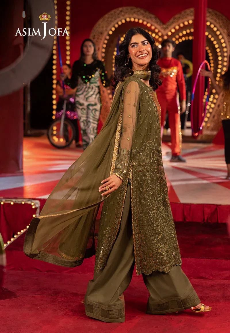Asim Jofa | Festive Collection 25 | AJLLF-14 - Rang-e-Khaas