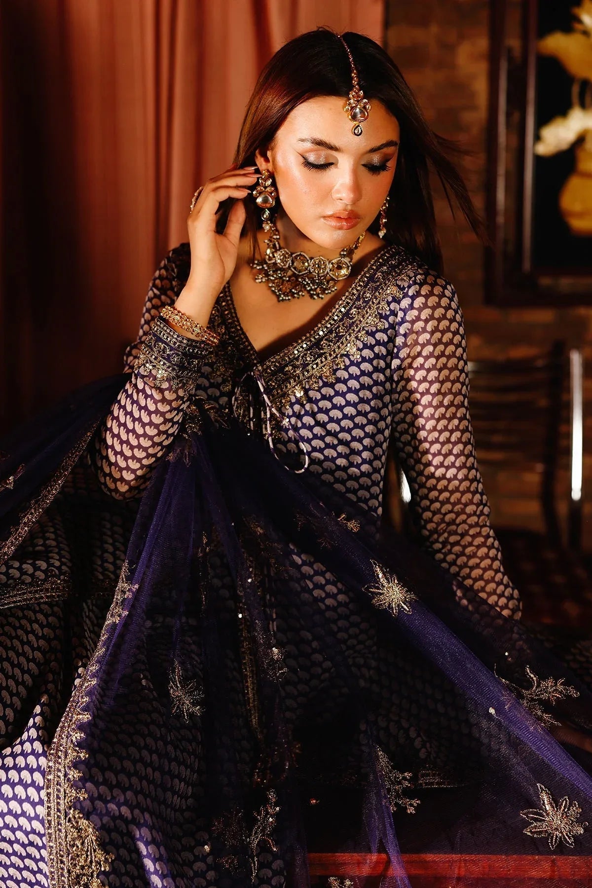 Charizma | Fumee Luxury Chiffon | CMA-5-135 - Rang-e-Khaas