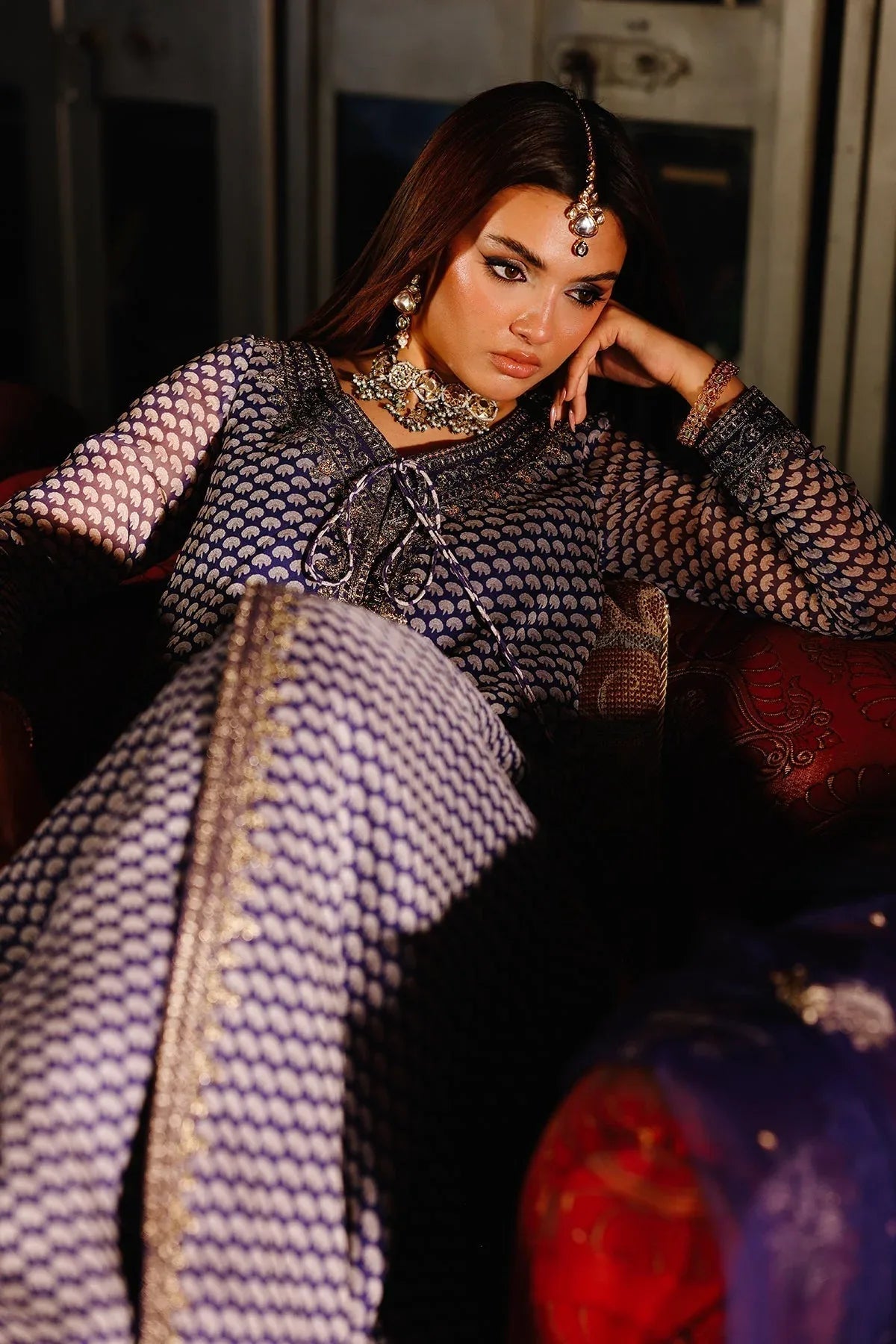 Charizma | Fumee Luxury Chiffon | CMA-5-135 - Rang-e-Khaas