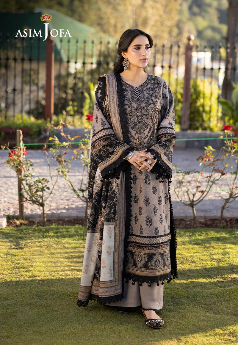 Asim Jofa | Winter Collection 24 | AJUW-08 - Rang-e-Khaas