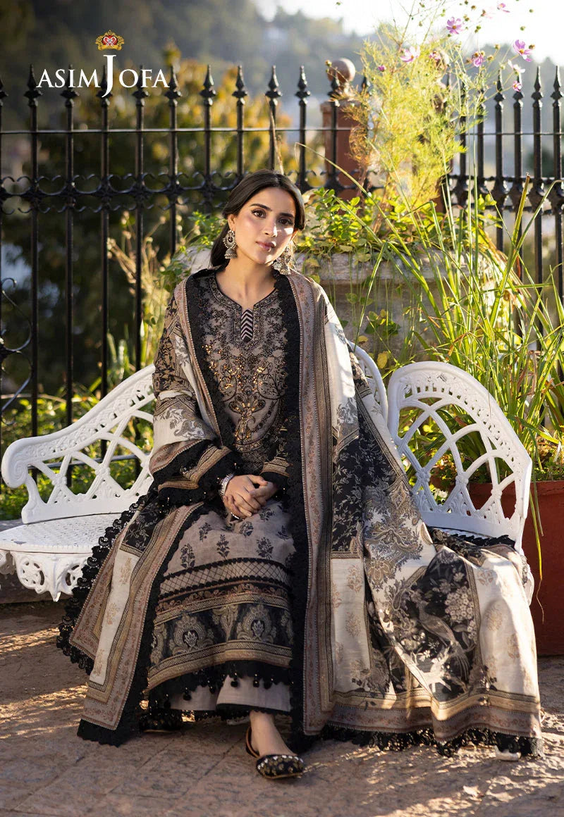 Asim Jofa | Winter Collection 24 | AJUW-08 - Rang-e-Khaas