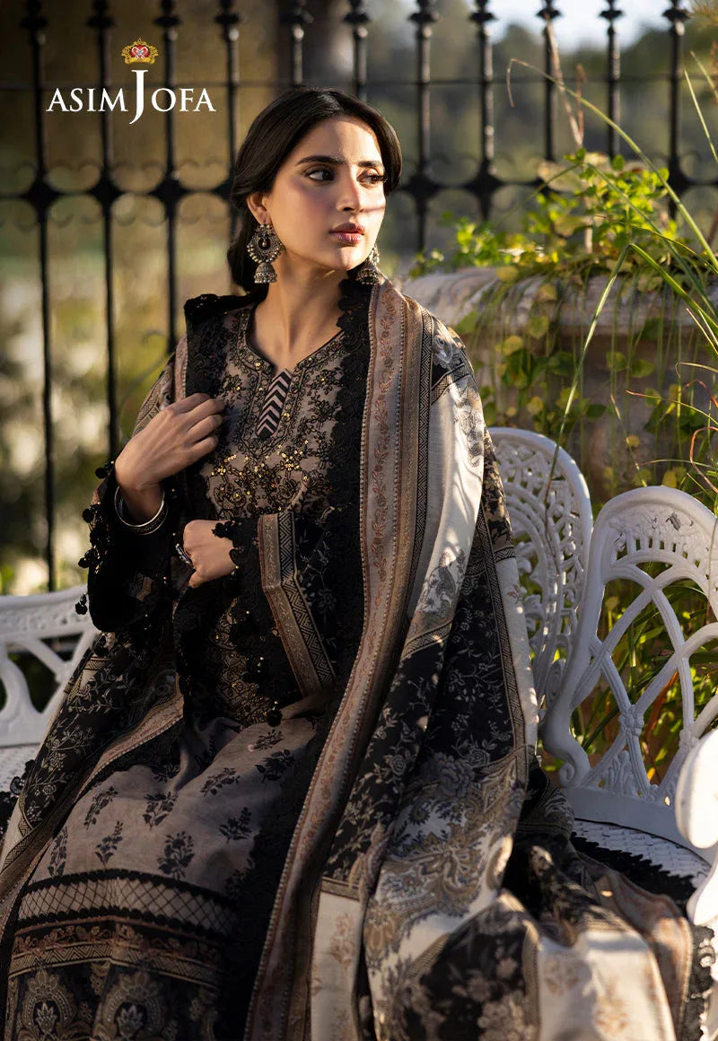 Asim Jofa | Winter Collection 24 | AJUW-08 - Rang-e-Khaas