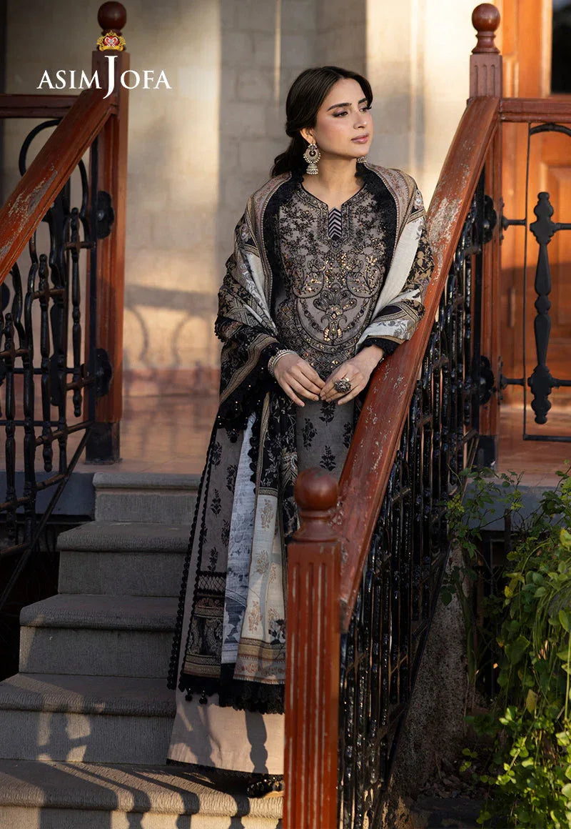 Asim Jofa | Winter Collection 24 | AJUW-08 - Rang-e-Khaas