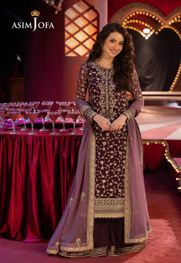 Asim Jofa | Festive Collection 25 | AJLLF-11 - Rang-e-Khaas