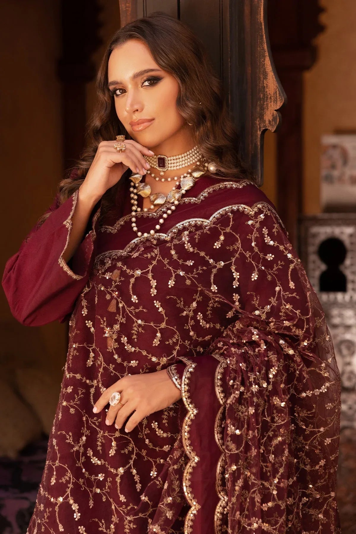 Charizma | Festive Pret | CMA-5-138 - Rang-e-Khaas