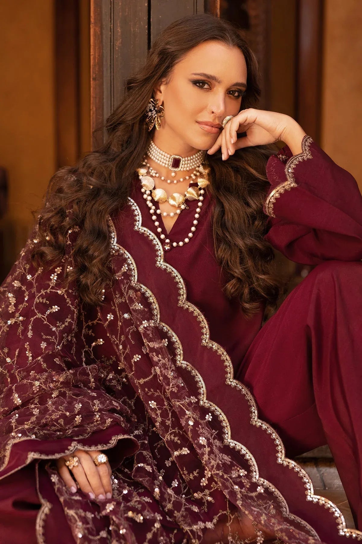 Charizma | Festive Pret | CMA-5-138 - Rang-e-Khaas