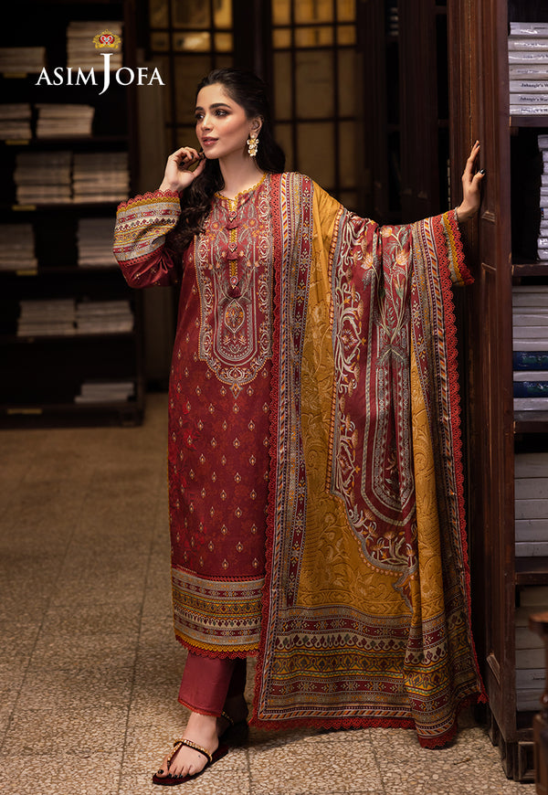 Asim Jofa Printed Lawn '25 | AJUUB-42