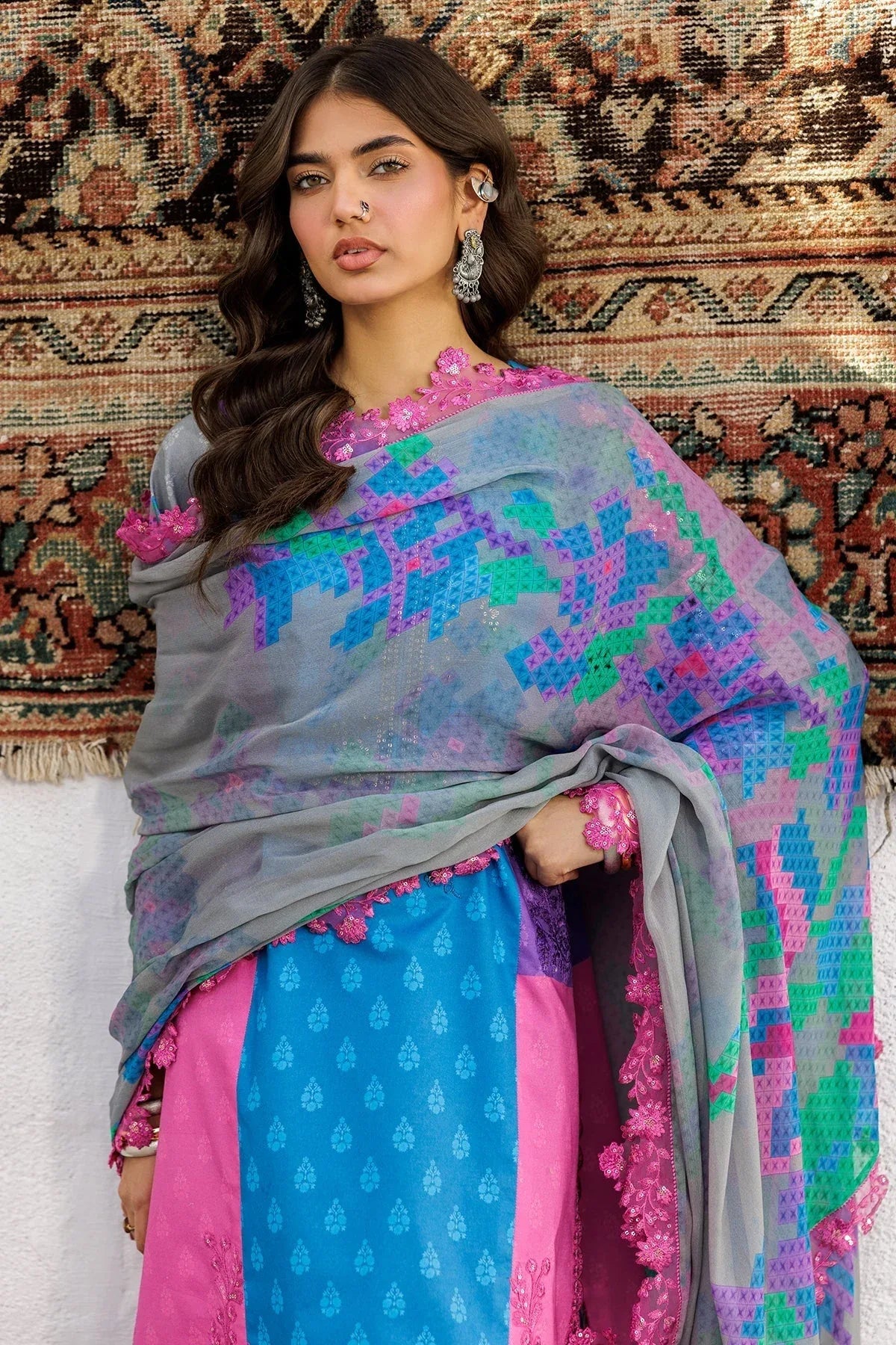 Charizma | Rangoli Lawn | CRO5-02 - Rang-e-Khaas