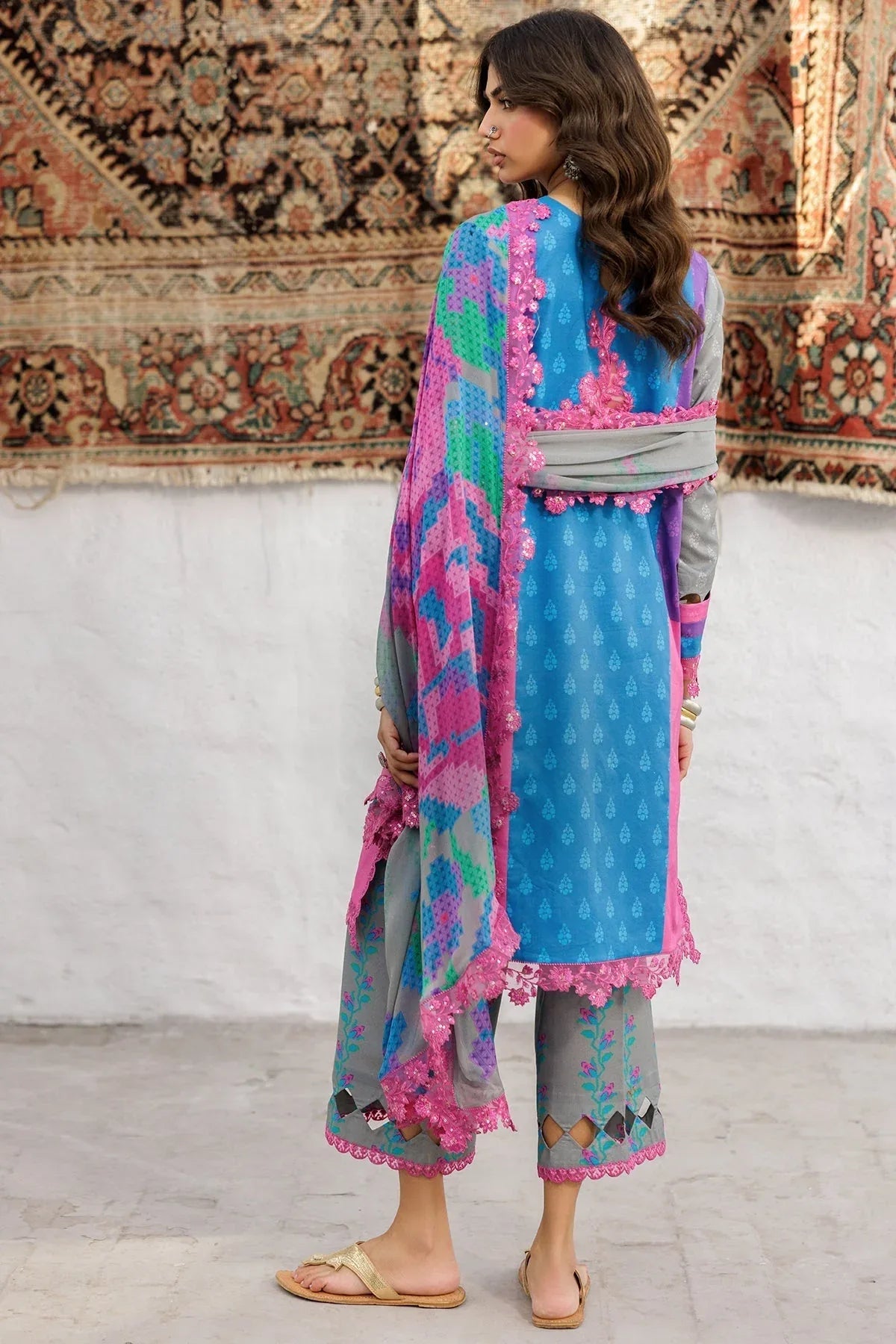 Charizma | Rangoli Lawn | CRO5-02 - Rang-e-Khaas