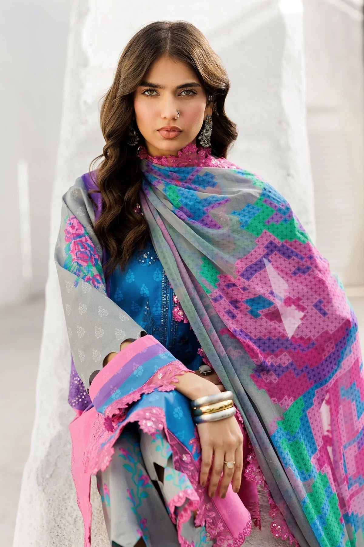 Charizma | Rangoli Lawn | CRO5-02 - Rang-e-Khaas