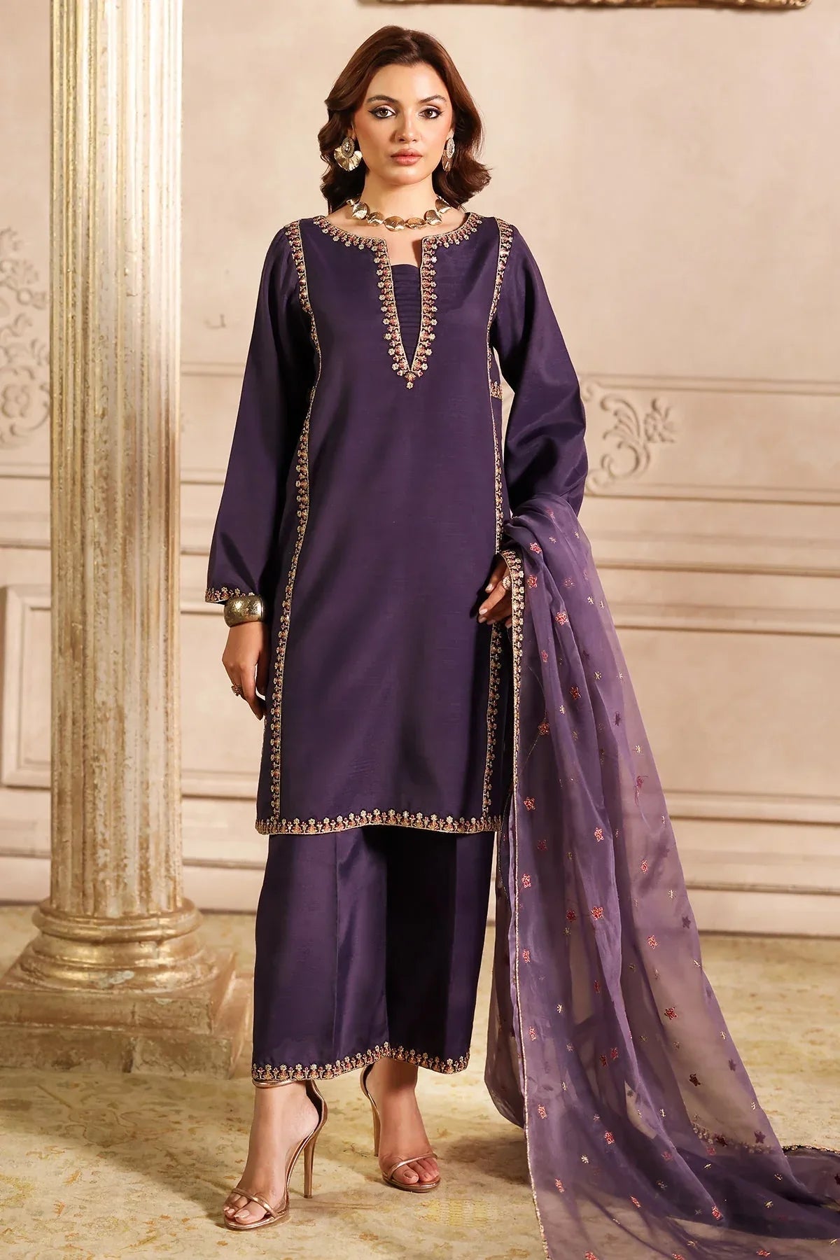 Charizma | Festive Pret | CMA-4-082 - Rang-e-Khaas