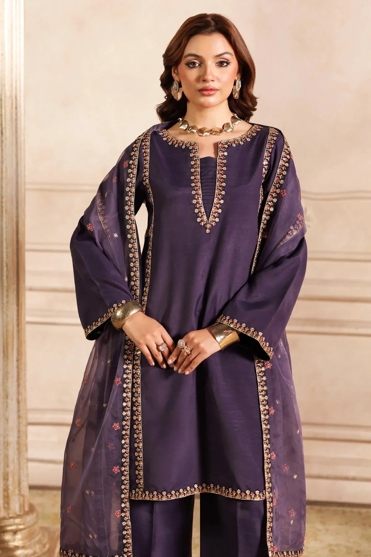 Charizma | Festive Pret | CMA-4-082 - Rang-e-Khaas