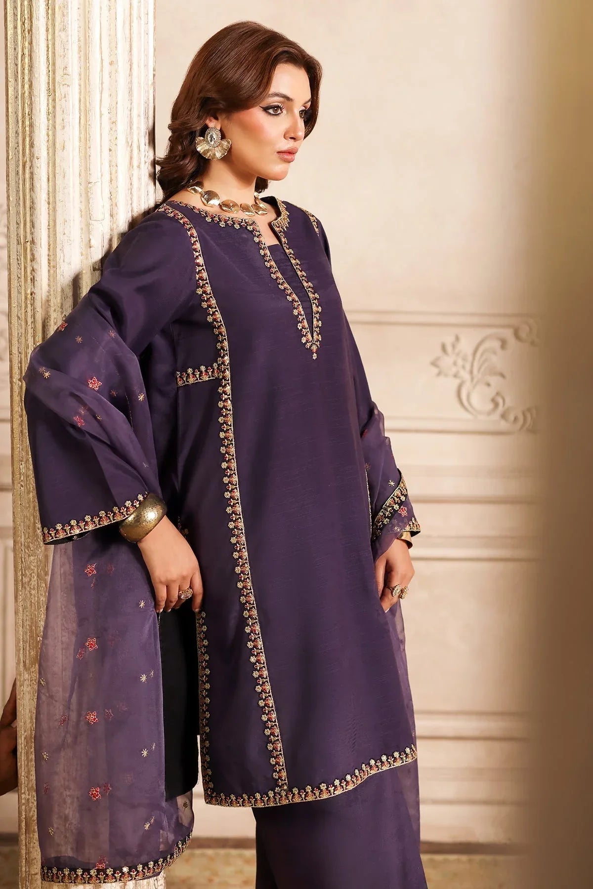 Charizma | Festive Pret | CMA-4-082 - Rang-e-Khaas