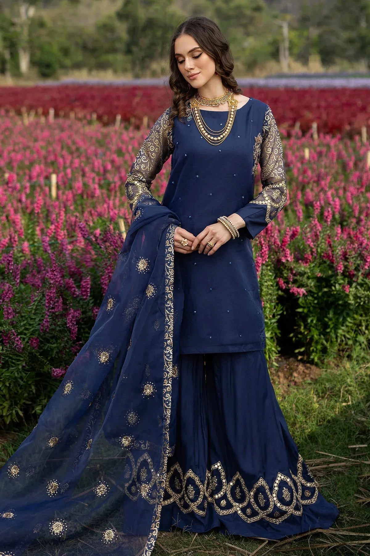 Charizma | Festive Pret | CMA-5-076 - Rang-e-Khaas