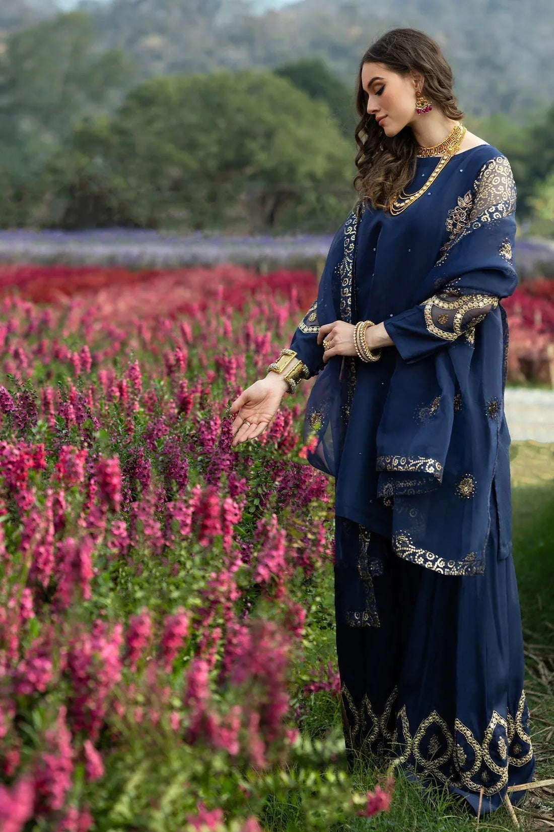 Charizma | Festive Pret | CMA-5-076 - Rang-e-Khaas