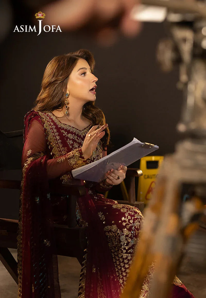 Asim Jofa | Festive Collection 25 | AJLLF-01 - Rang-e-Khaas