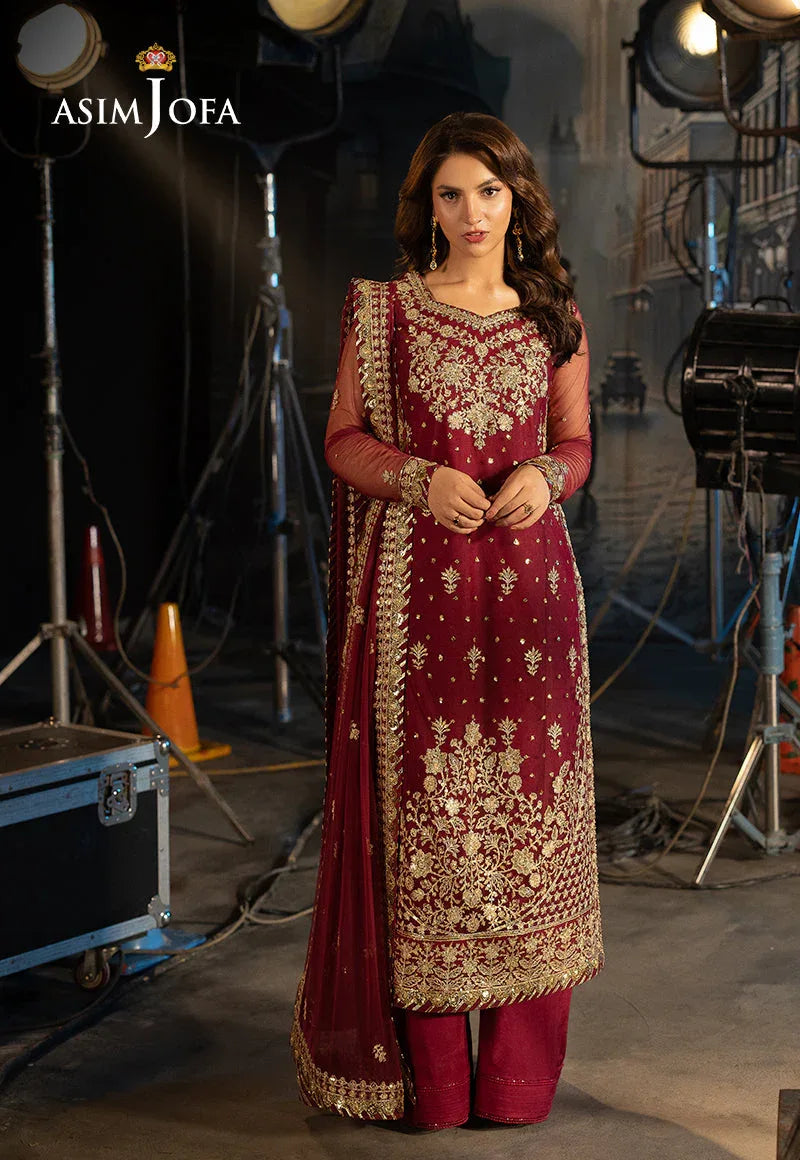 Asim Jofa | Festive Collection 25 | AJLLF-01 - Rang-e-Khaas