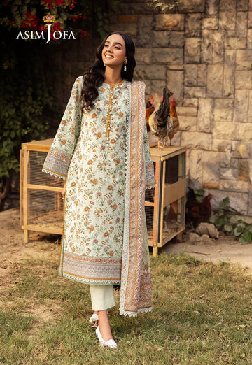 Asim Jofa | Prints Drop 2 |AJUBJ-52 - Rang-e-Khaas