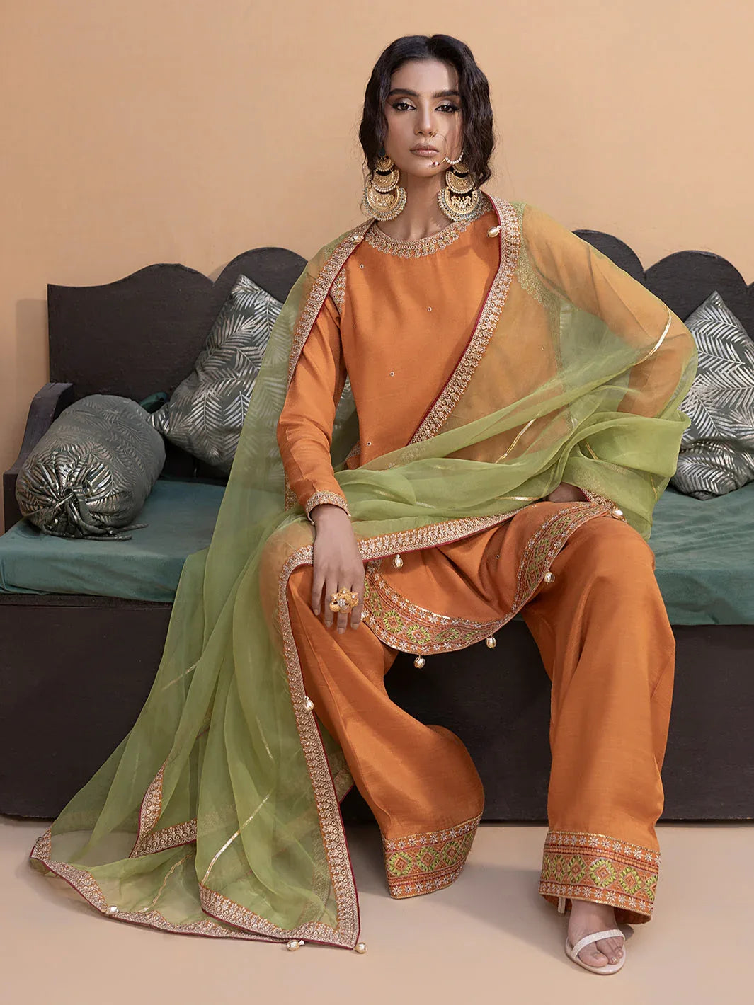 Hem Stitch | Raw Silk Edit 25 | Kashish - Rang-e-Khaas