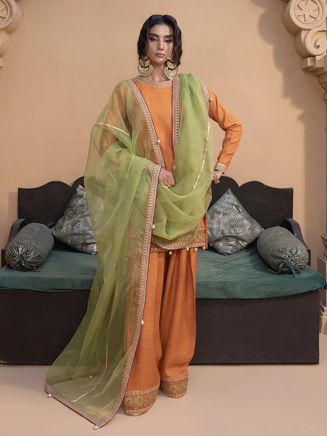 Hem Stitch | Raw Silk Edit 25 | Kashish - Rang-e-Khaas