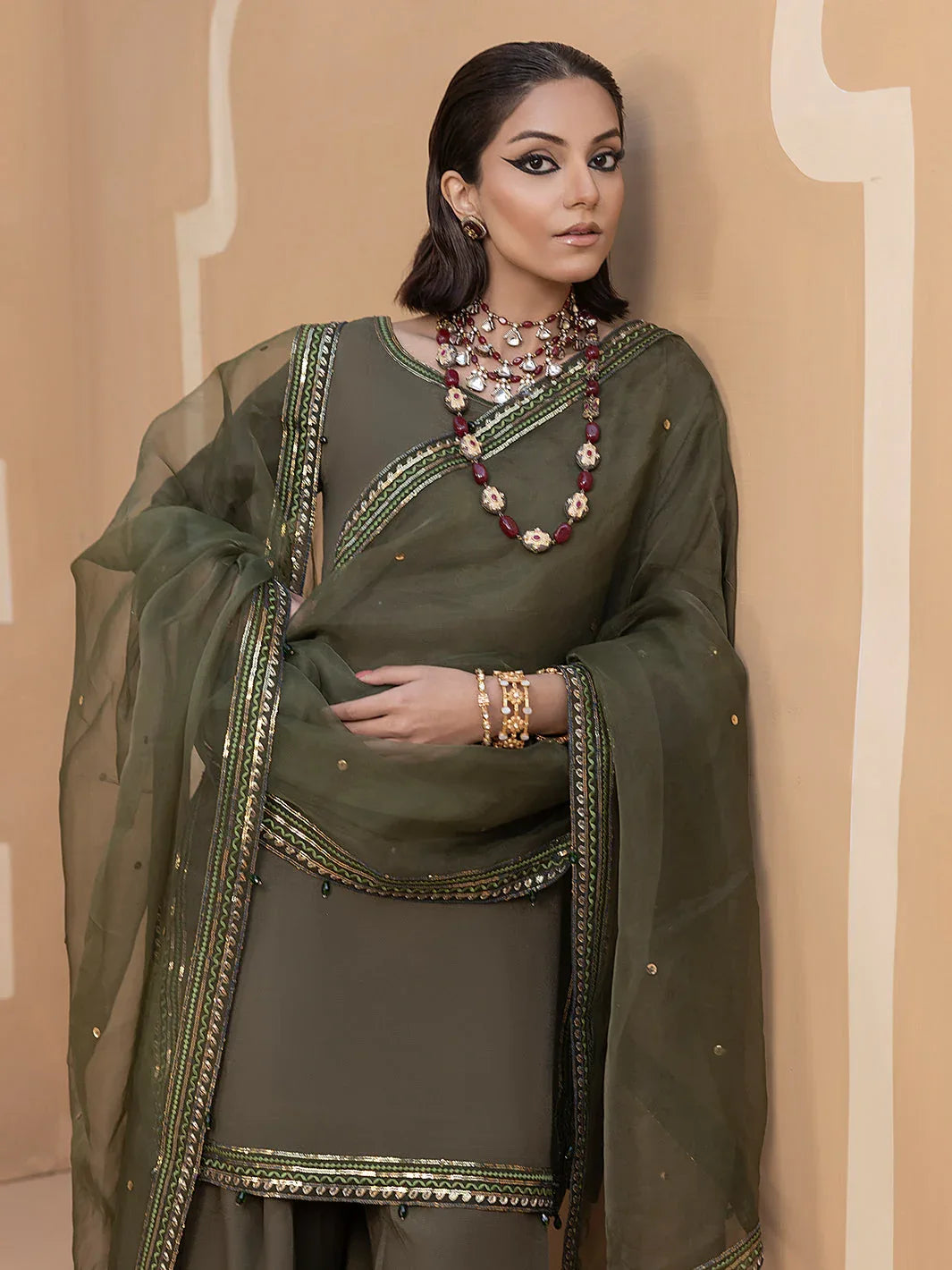Hem Stitch | Raw Silk Edit 25 | Noor - Rang-e-Khaas